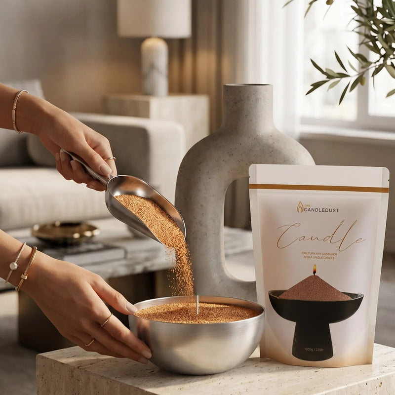 Mocha Mousse Unscented Candle Sand Refill, 1kg