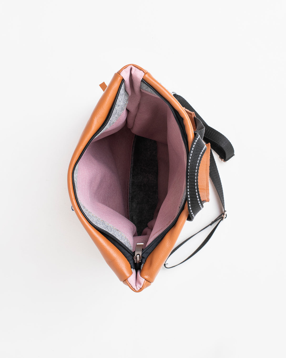 Sac à dos en cuir Barbara noisette - Trendbag