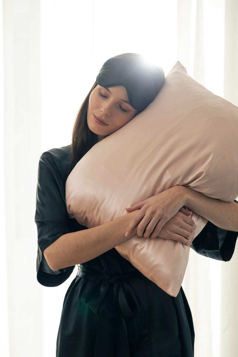 Moonsilk, taie d’oreiller en soie de mûrier 22 mommes