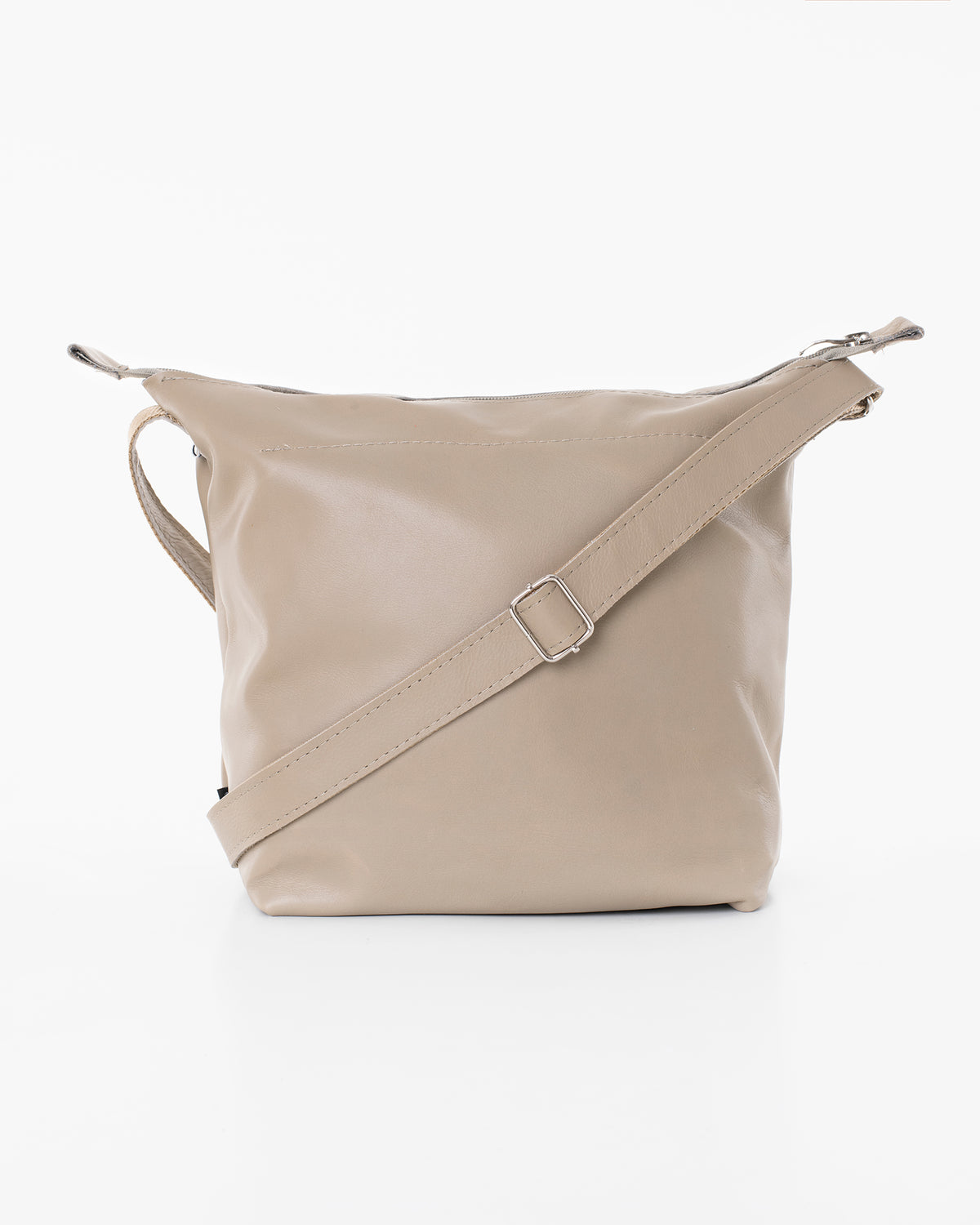 Sac à bandoulière en cuir Suvi XS beige - Trendbag