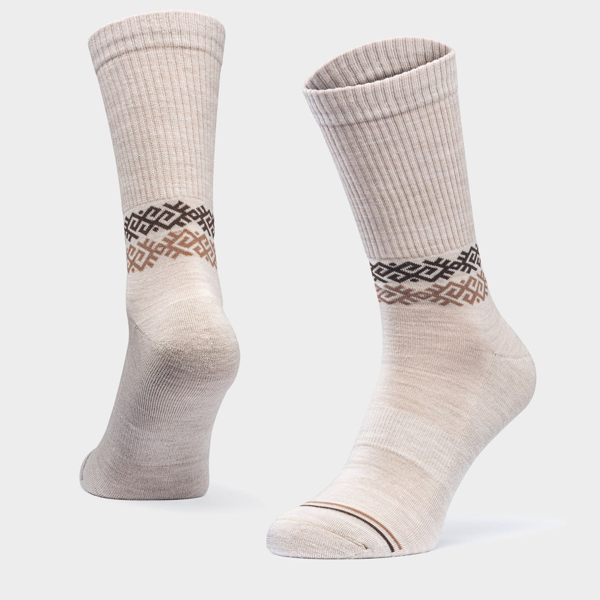 Chaussettes athlétiques rembourrées en laine mérinos unisexe, vue finale