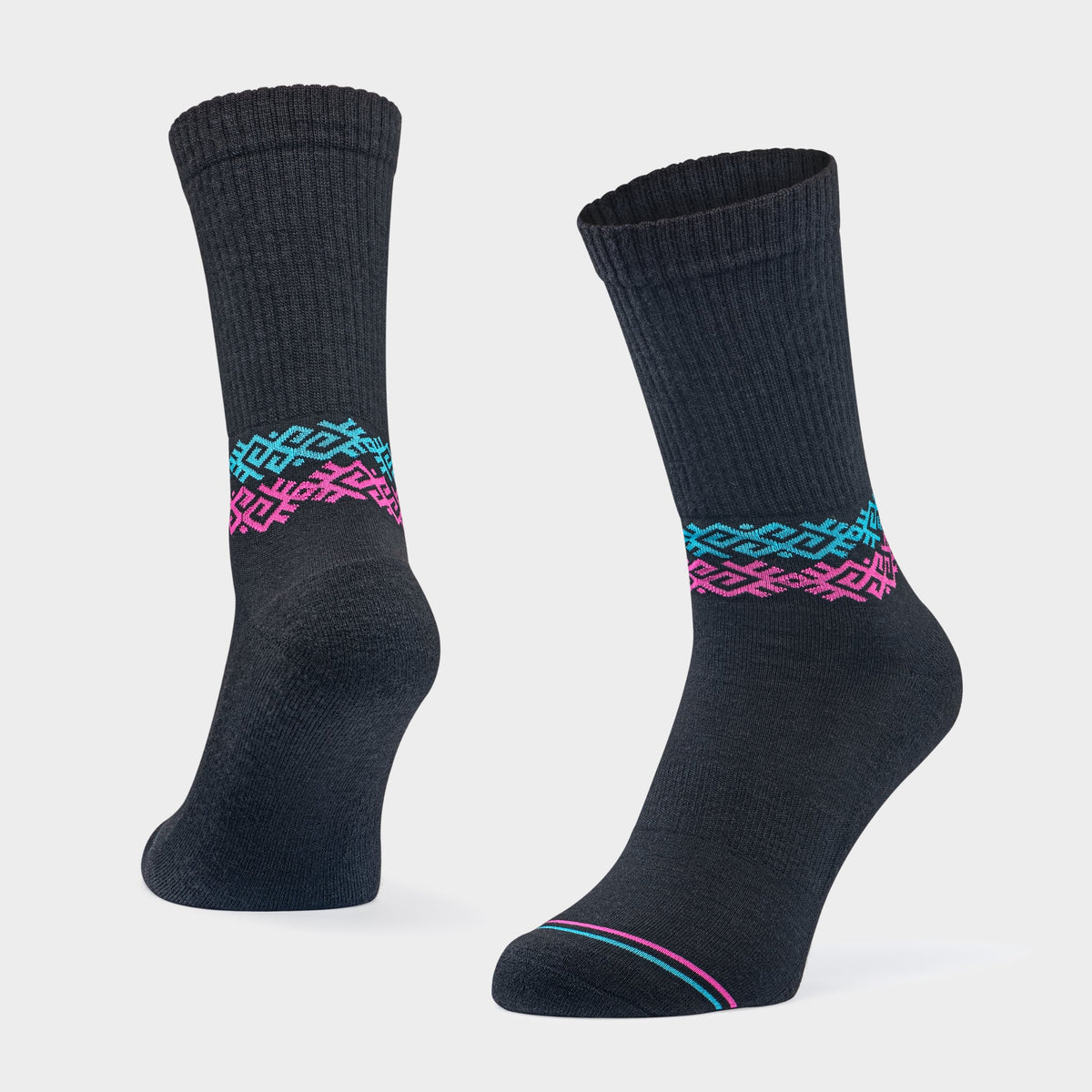 Chaussettes athlétiques rembourrées en laine mérinos unisexe, vue alternative