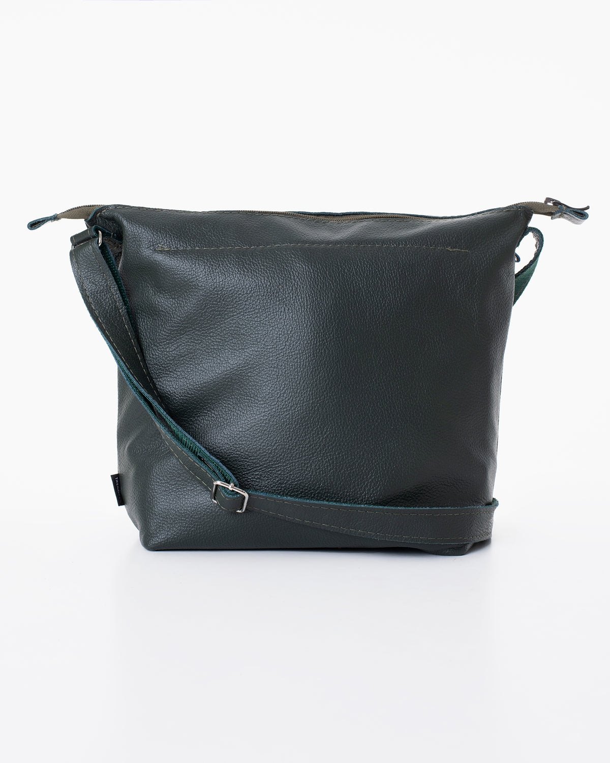 Sac à bandoulière en cuir Anet L gris foncé - Trendbag