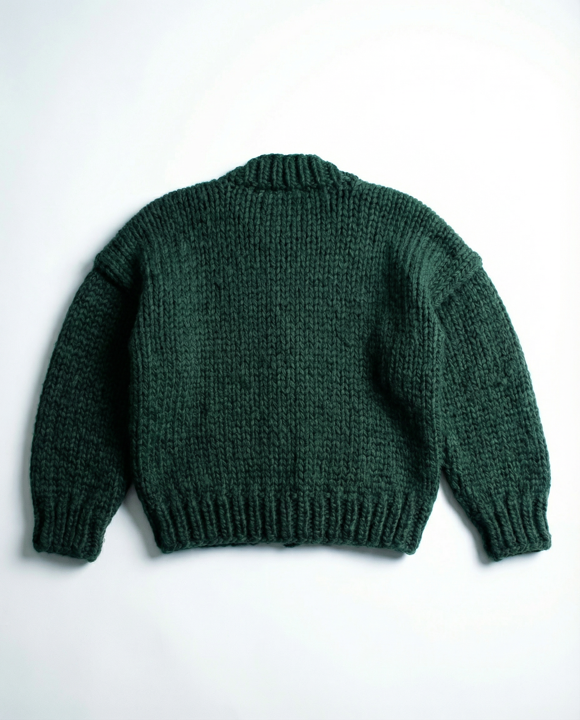 Le Cardigan N°15 vert forêt