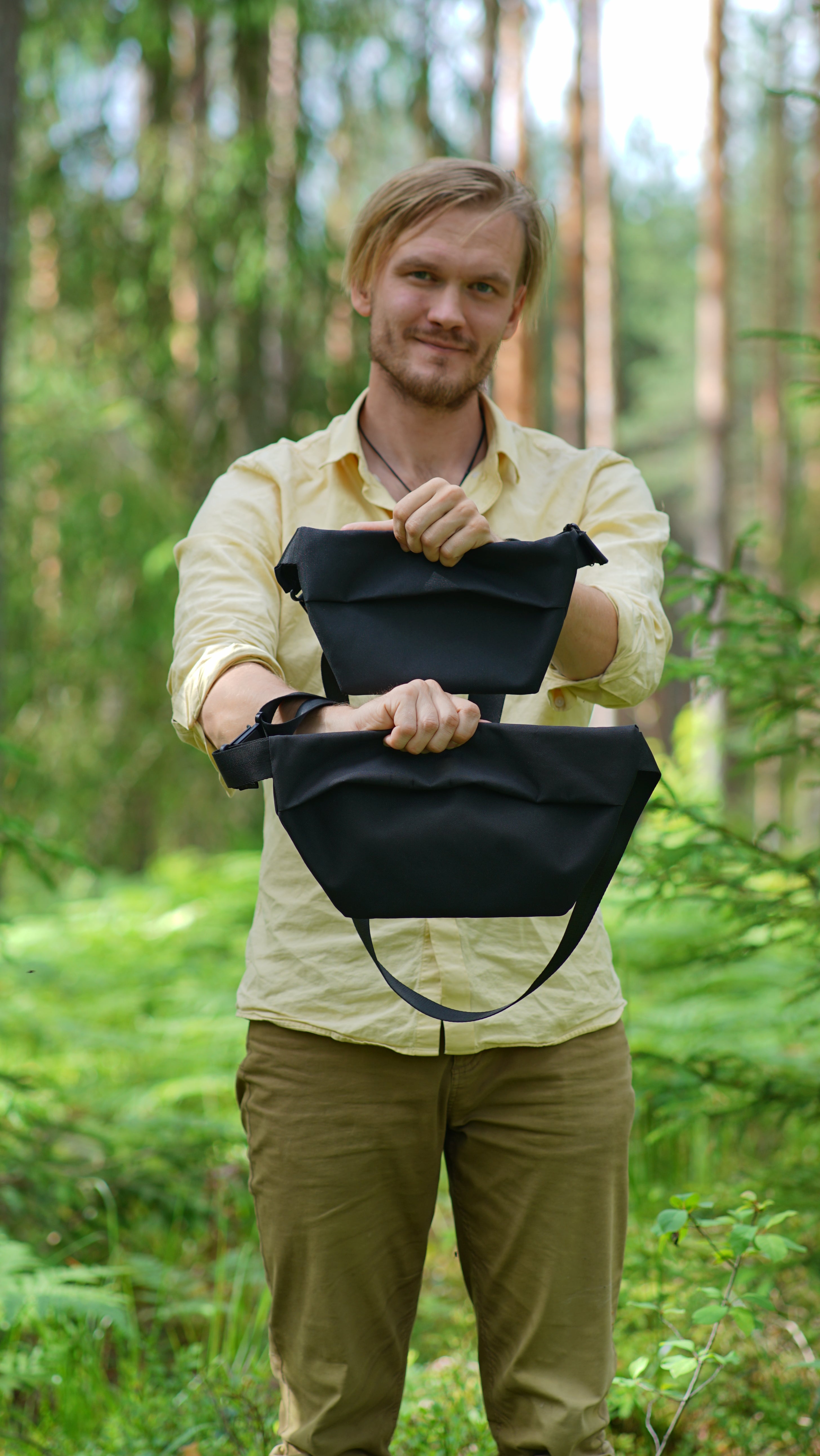 OSLO MINI - Petit sac bandoulière déperlant - noir