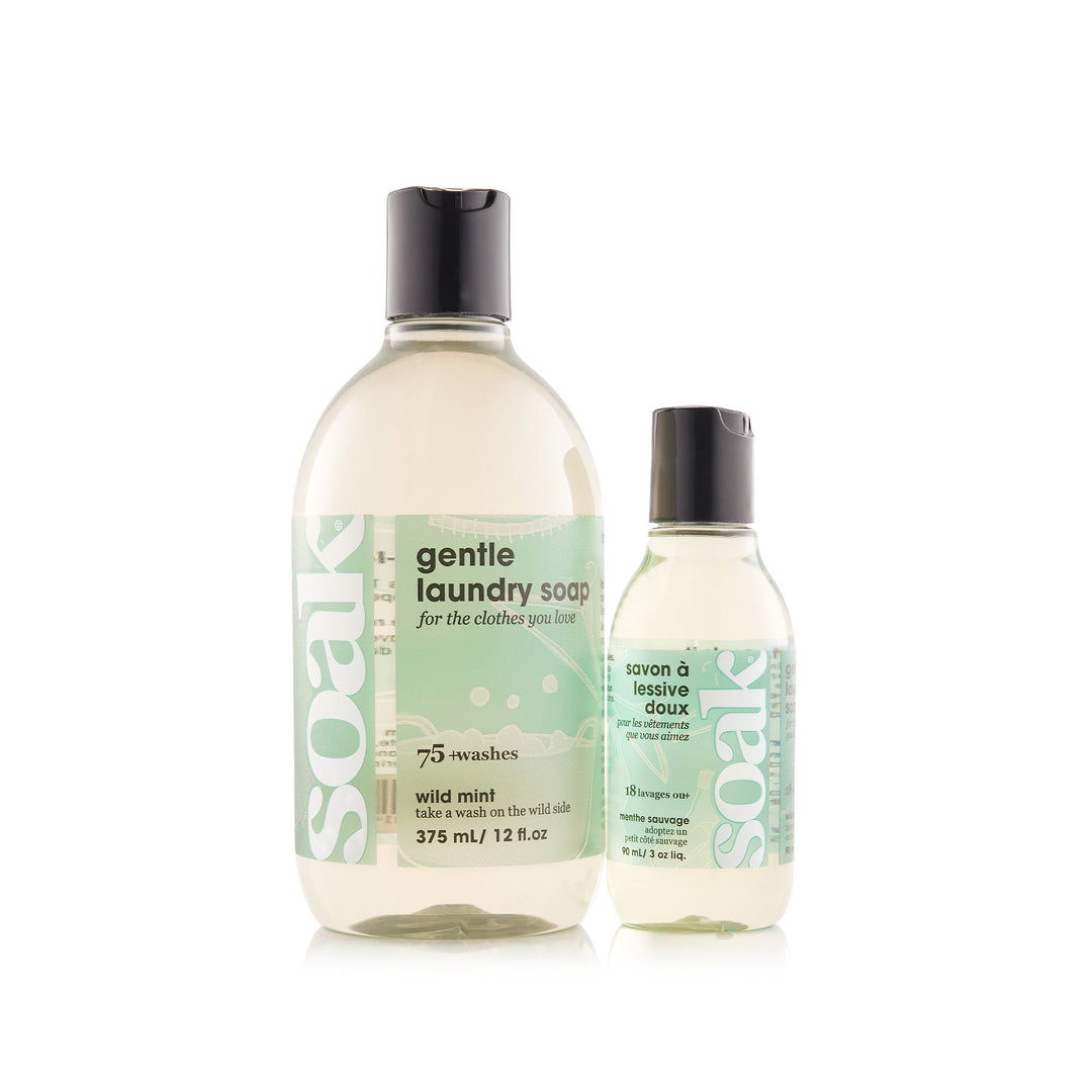 Lessive Soak parfum menthe sauvage 2 formats