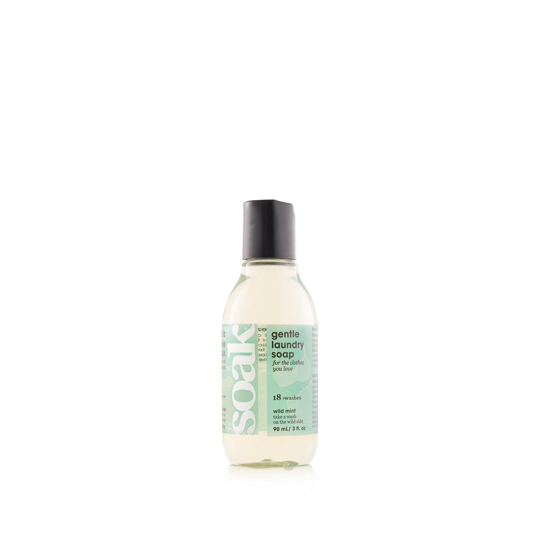 Lessive Soak format voyage 18 lavages menthe sauvage