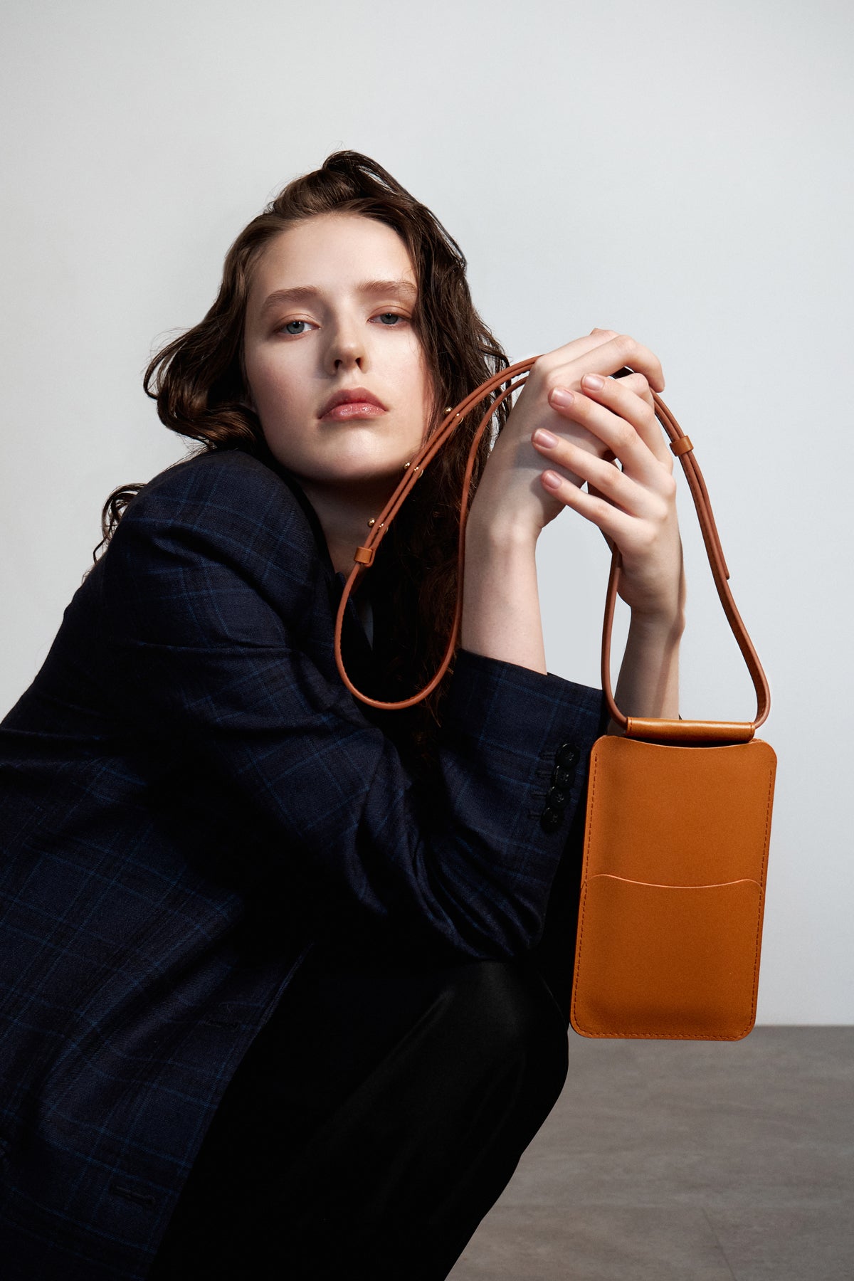 Étui pour téléphone en cuir