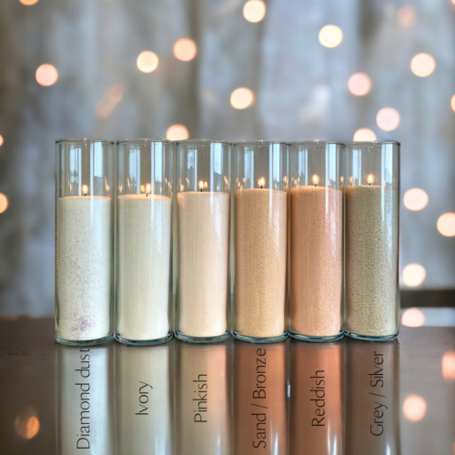 Bougie en poudre colorée Candledust sans parfum 3 kg environ 750 heures, vue finale