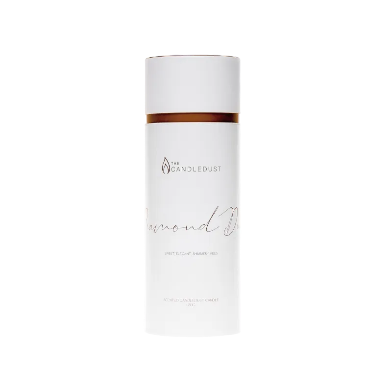 Bougie en poudre Candledust tube 140 heures avec 15 mèches, parfum Poussière de diamant