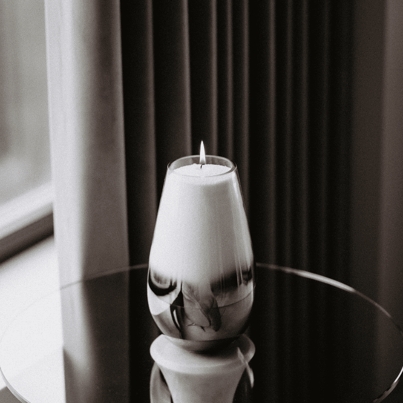 Bougie en poudre Candledust sans parfum, vue alternative