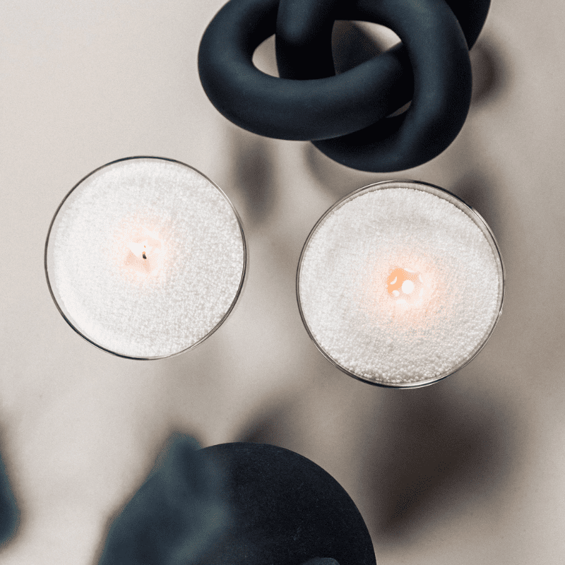 Bougie en poudre Candledust sans parfum, vue détaillée