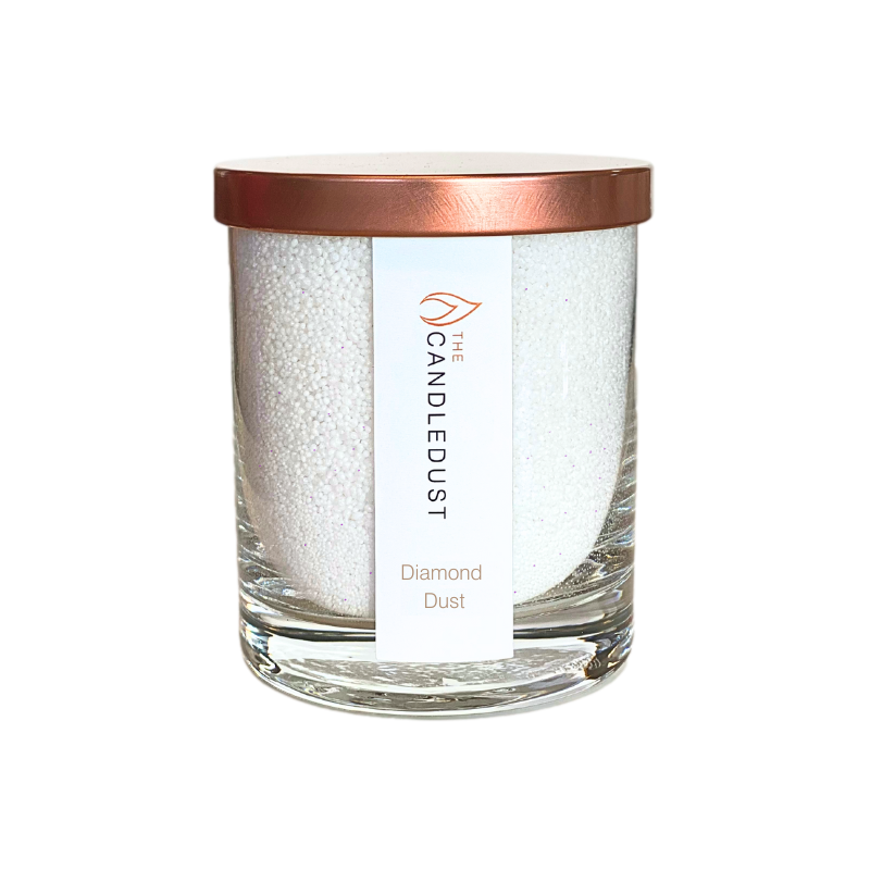Bougie en poudre Candledust en pot de verre parfum Poudre de diamant 160 g