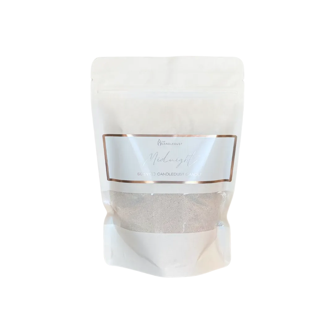 Kit de recharge bougie en poudre Candledust parfum Minuit 330 g, vue éditoriale