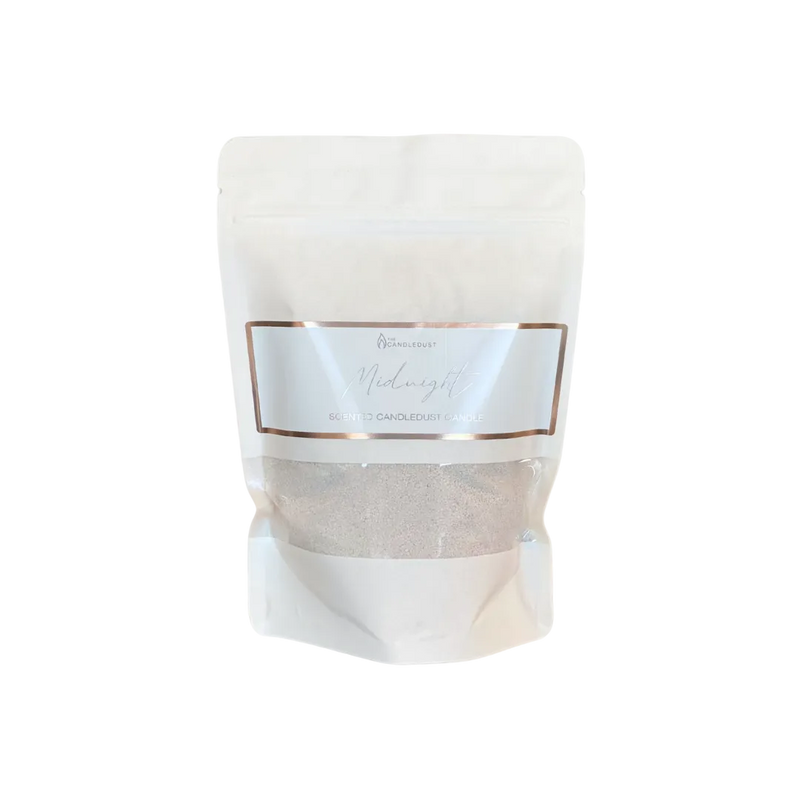 Kit de recharge bougie en poudre Candledust parfum Minuit 330 g, vue éditoriale