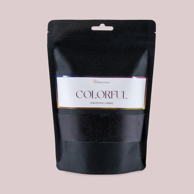 Recharge bougie en poudre Candledust sans parfum noir 330 grammes, vue finale