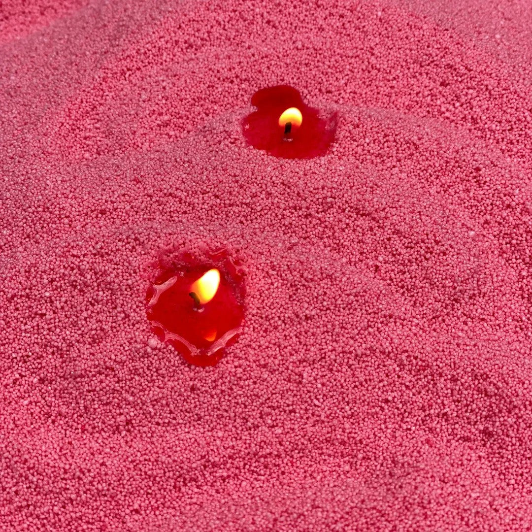 Recharge bougie en poudre Candledust sans parfum rose vintage 330 grammes, vue produit