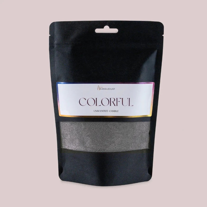 Recharge bougie en poudre Candledust sans parfum gris 330 grammes, vue finale