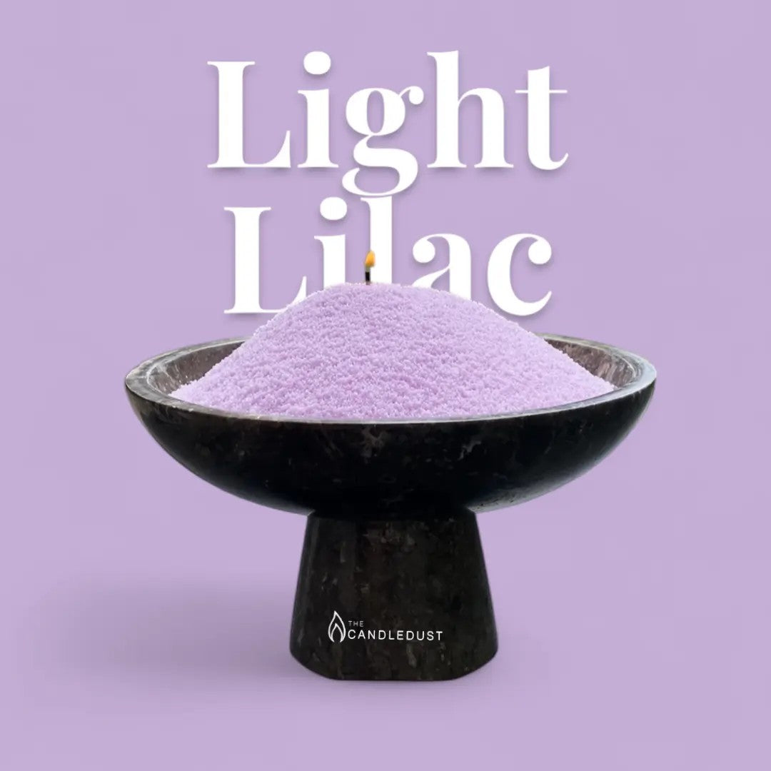 Recharge bougie en poudre Candledust sans parfum lilas clair 330 grammes, vue alternative