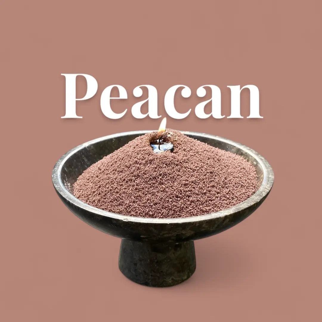 Recharge bougie en poudre Candledust sans parfum noix de pécan 330 grammes, vue détaillée