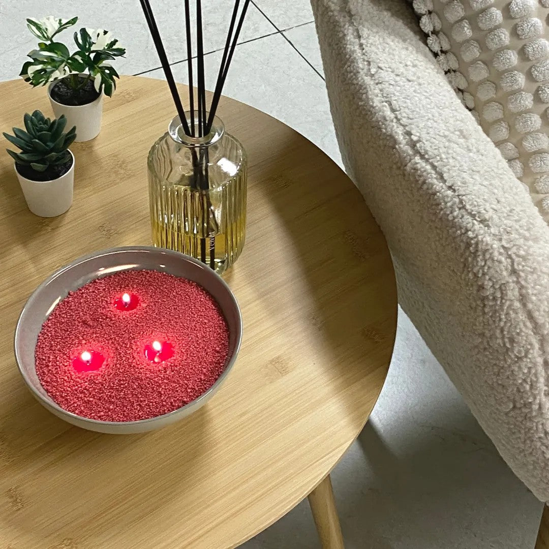 Recharge bougie en poudre Candledust sans parfum framboise 330 grammes, vue détaillée