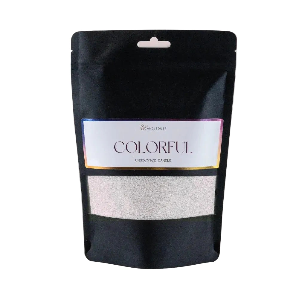 Recharge bougie en poudre Candledust sans parfum argent 330 grammes, vue finale