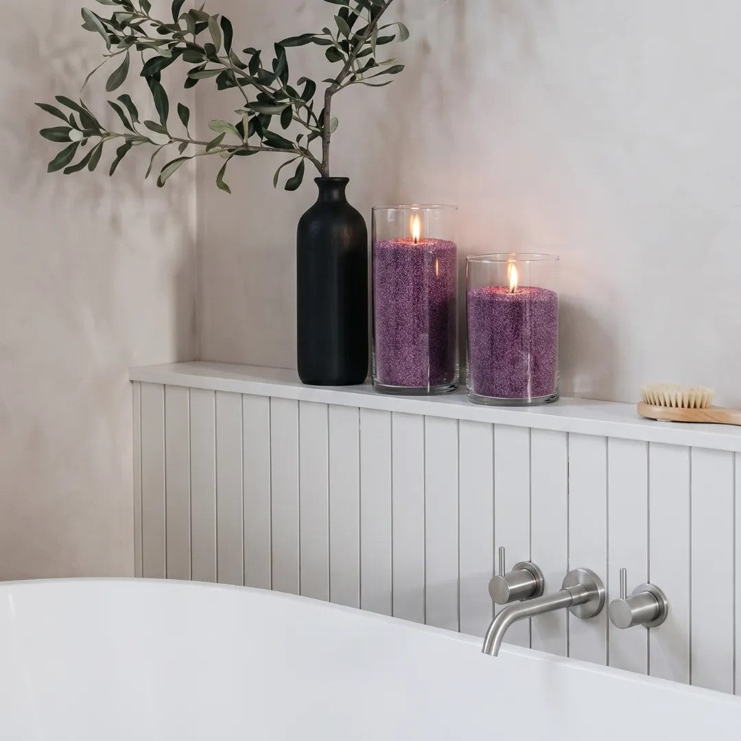 Dark Lilac Unscented Candle Sand Refill, 1kg
