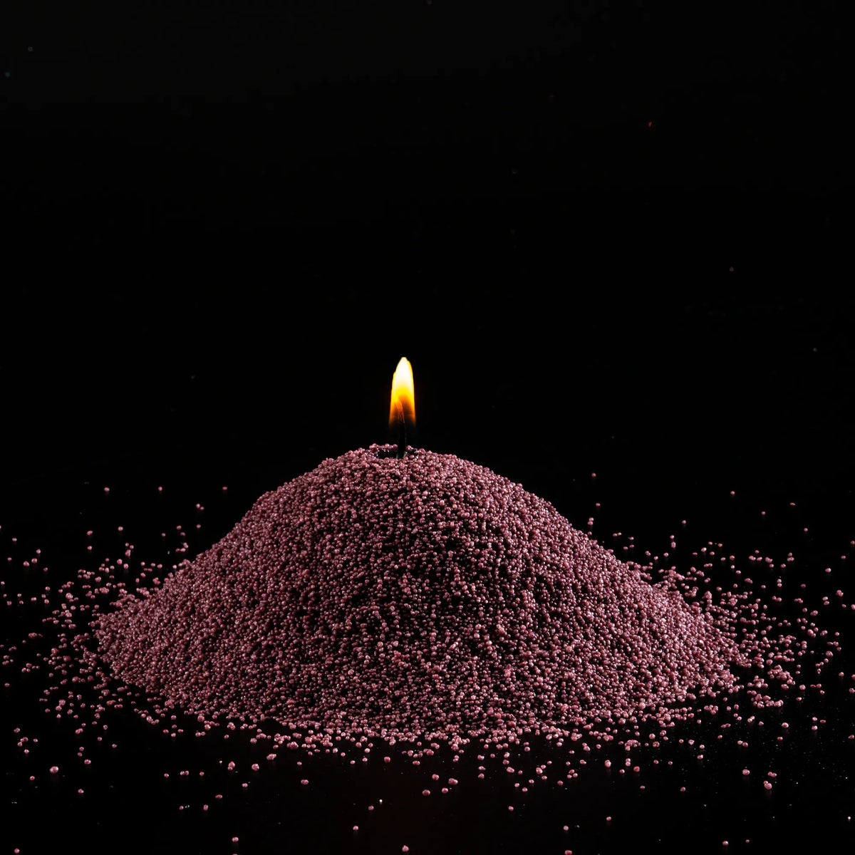 Dark Lilac Unscented Candle Sand Refill, 1kg