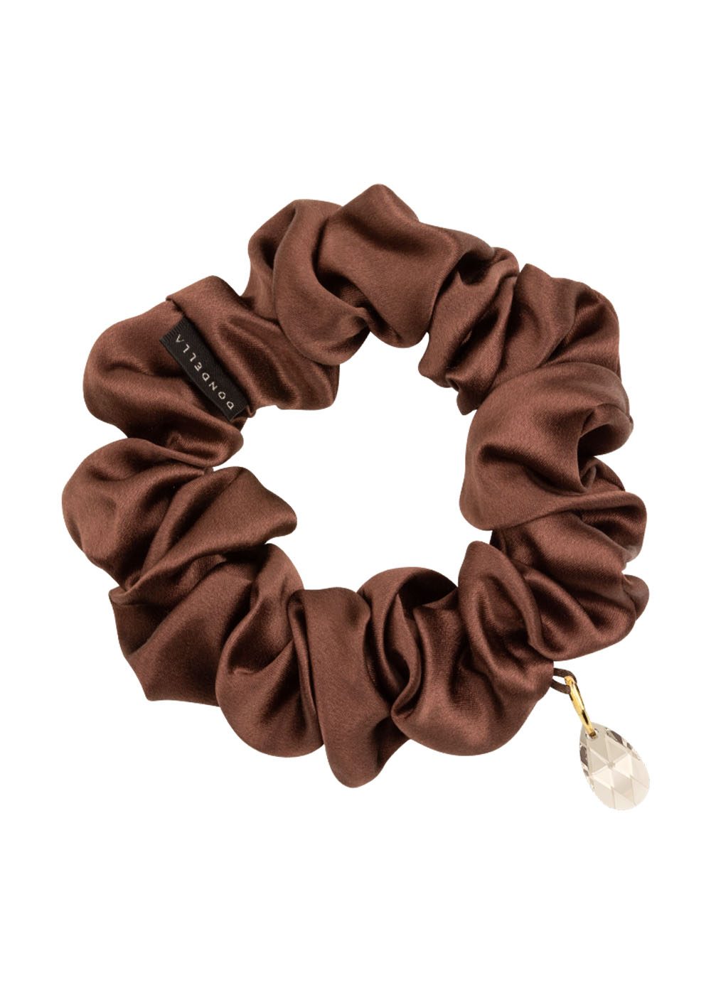 Chouchou Dondella en soie de Mulberry brun, vue produit
