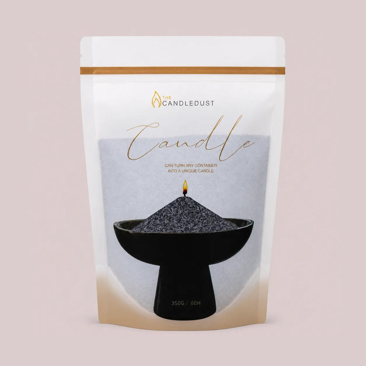 Grey Unscented Candle Sand Refill, 350g