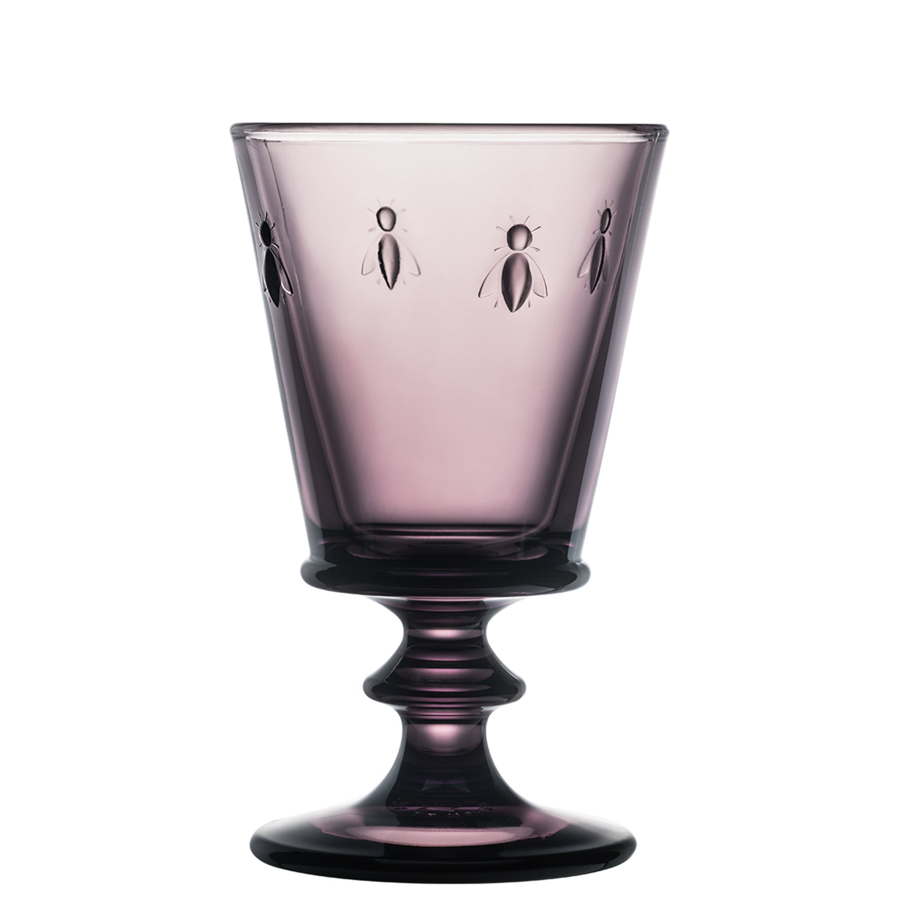 Set de 4 verres ABEILLE colorés 220 millilitres, vue éditoriale