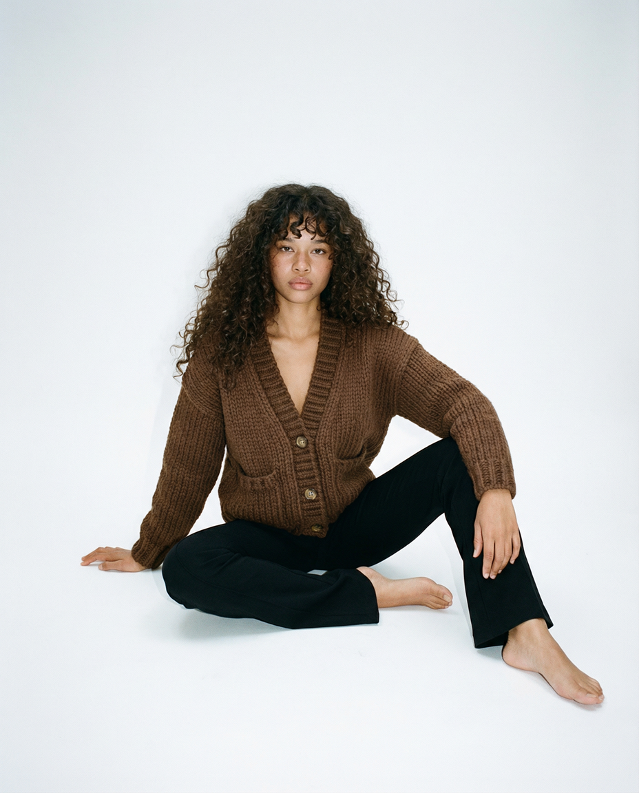 Le Cardigan N°15 chocolat