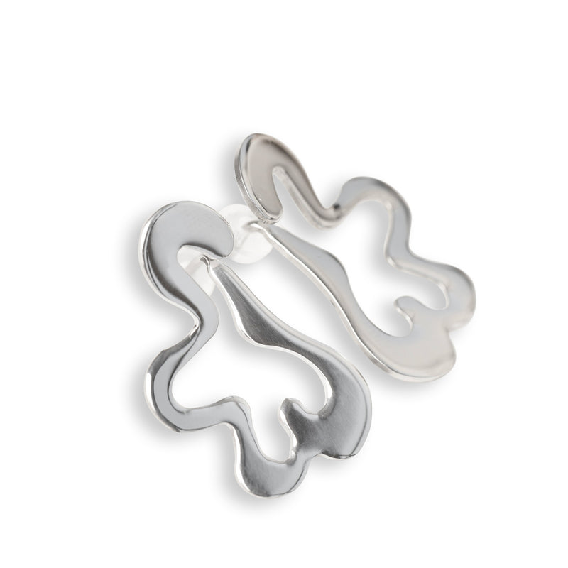 Boucles d'oreilles modèle Folia Bold, vue finale