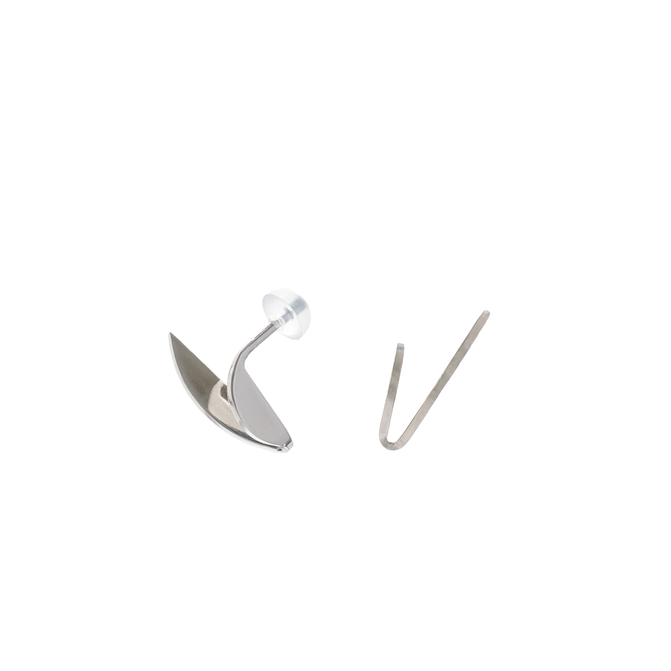 Boucles d'oreilles upcyclées modèle Alas, vue produit