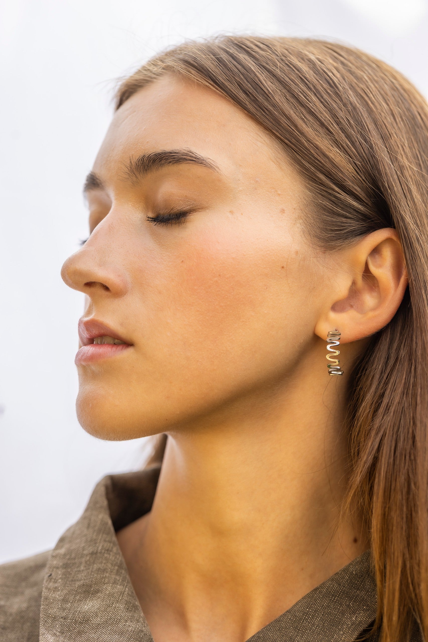 Boucles d'oreilles modèle Vena, vue alternative