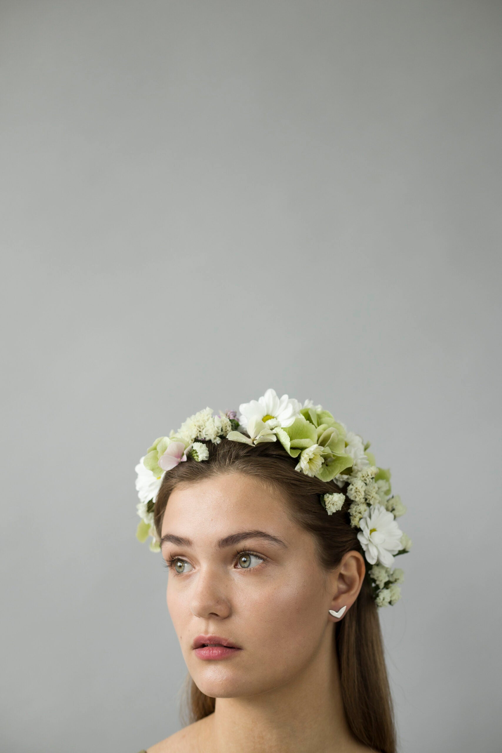 Boucles d'oreilles modèle Vola argent, vue détaillée