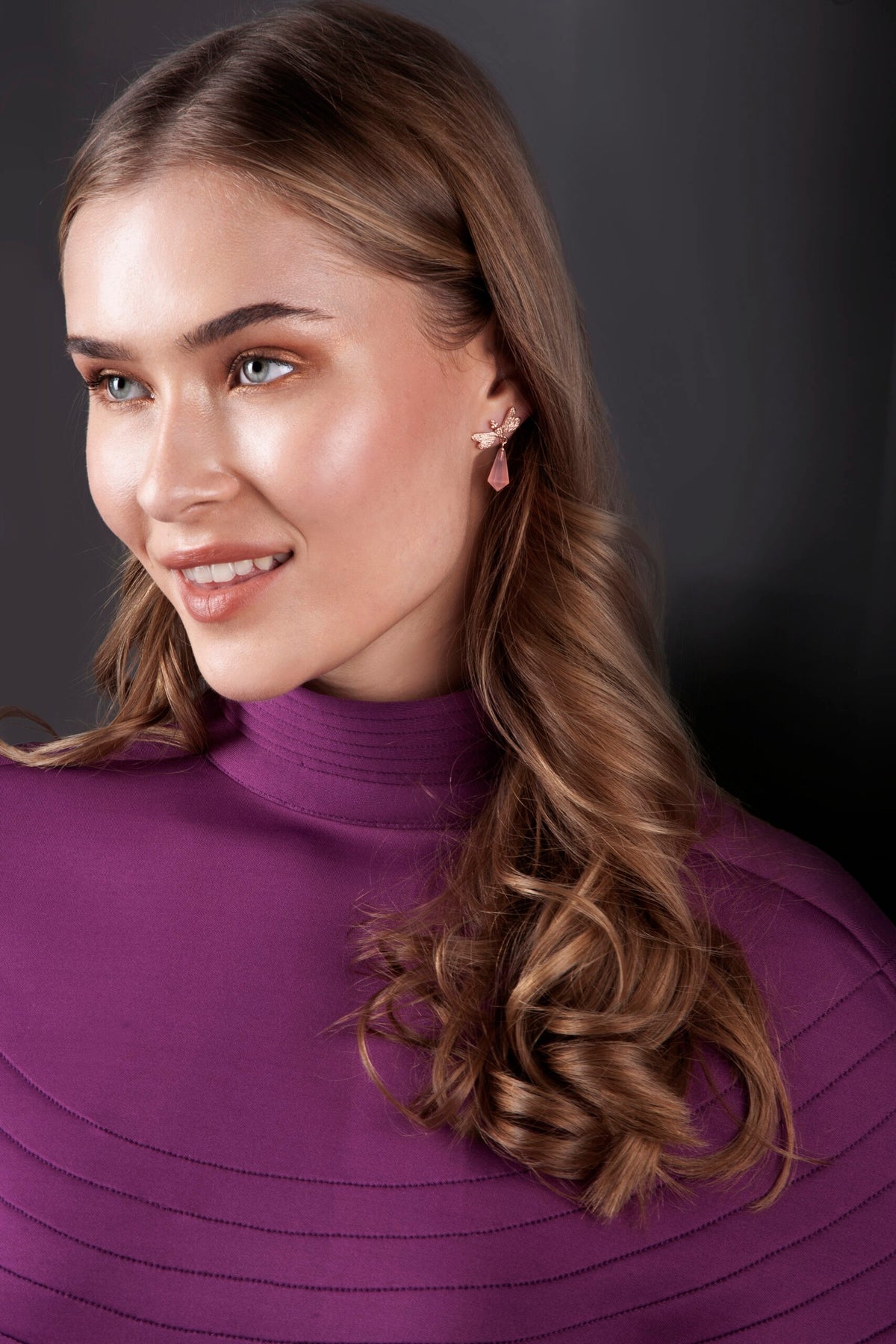 Libellula Pink Earrings