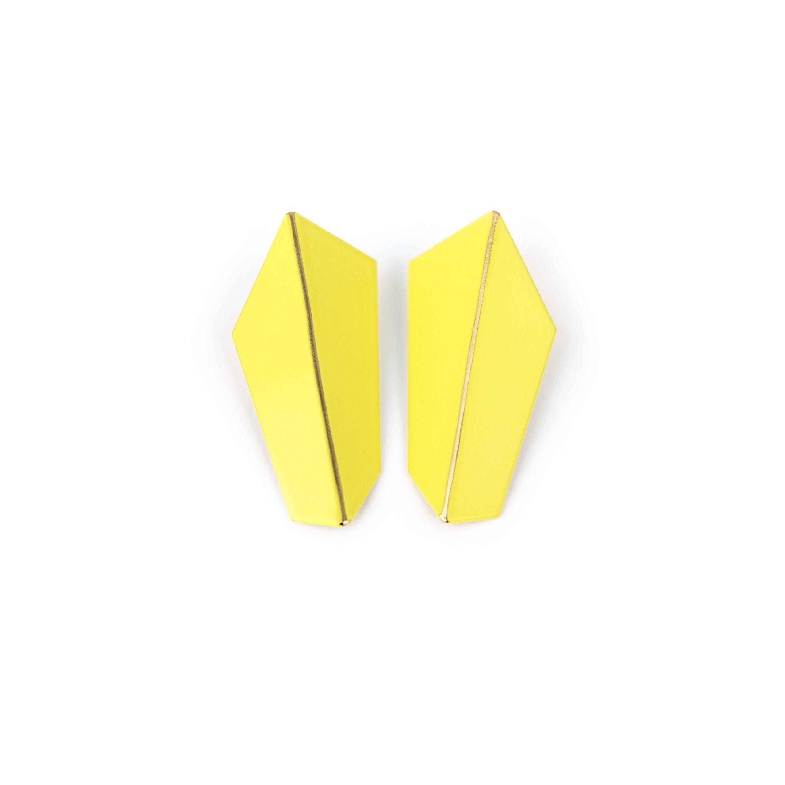 Boucles d'oreilles pliées verticales modèle Folded Vertical, vue détaillée supplémentaire