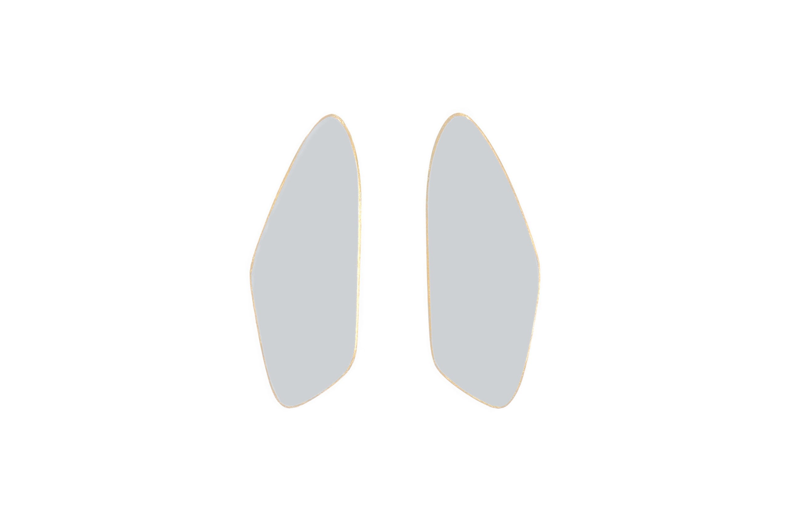 Petites boucles d'oreilles modèle Leaves, vue produit