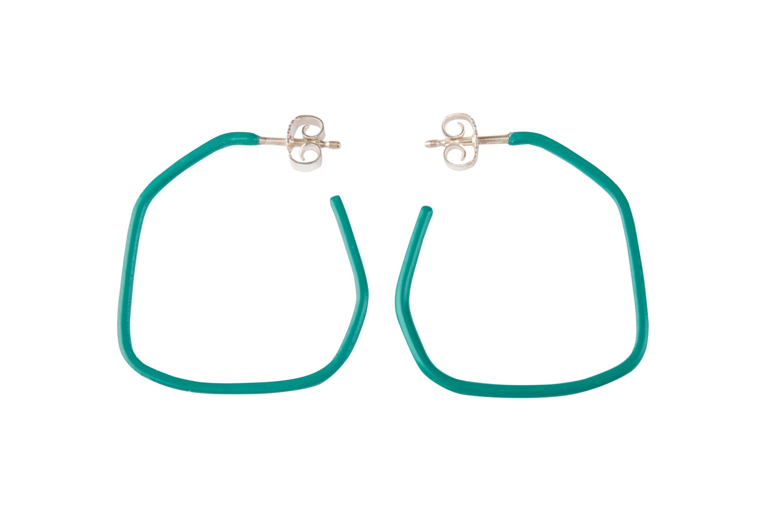 Boucles d'oreilles modèle Lines, vue produit finale
