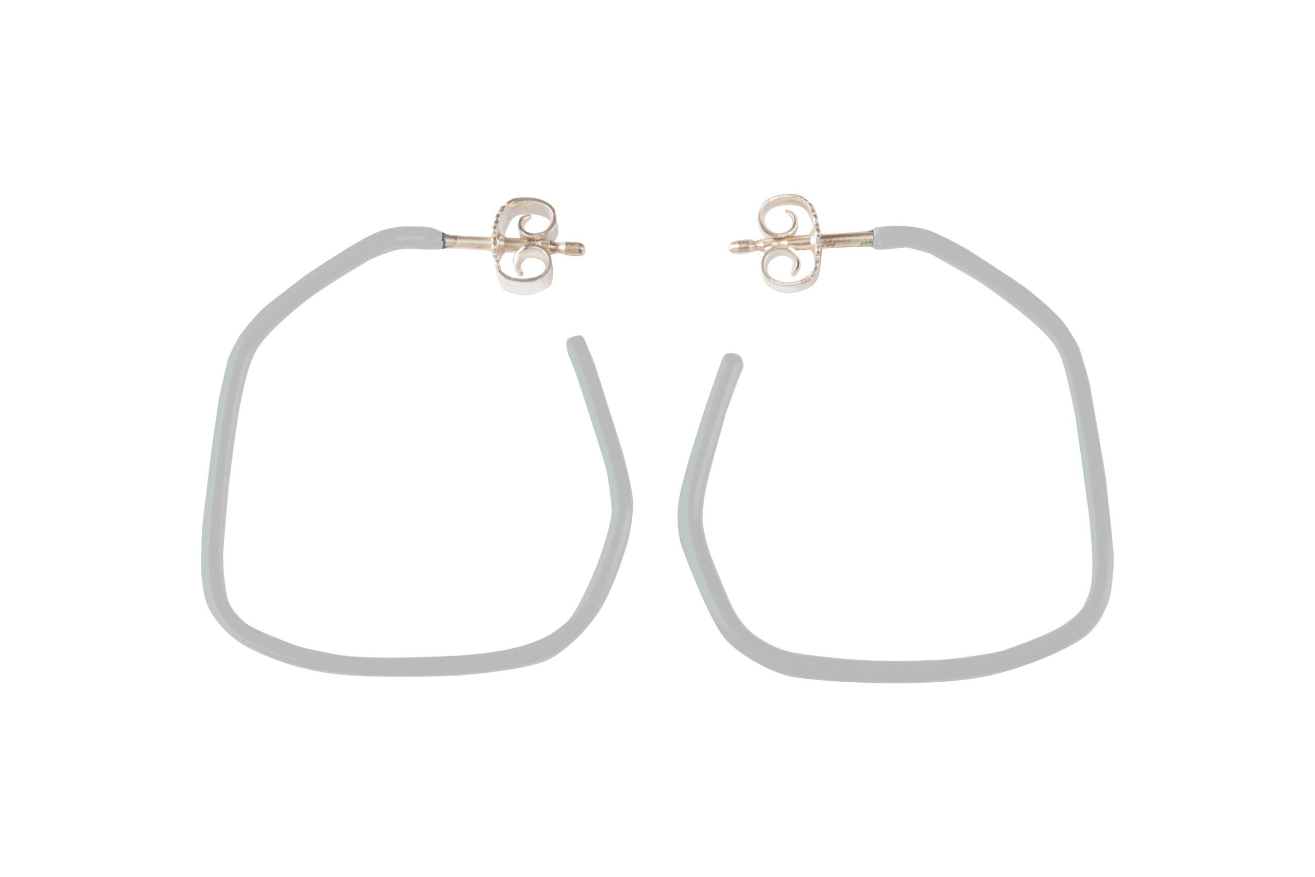Boucles d'oreilles modèle Lines, vue finale