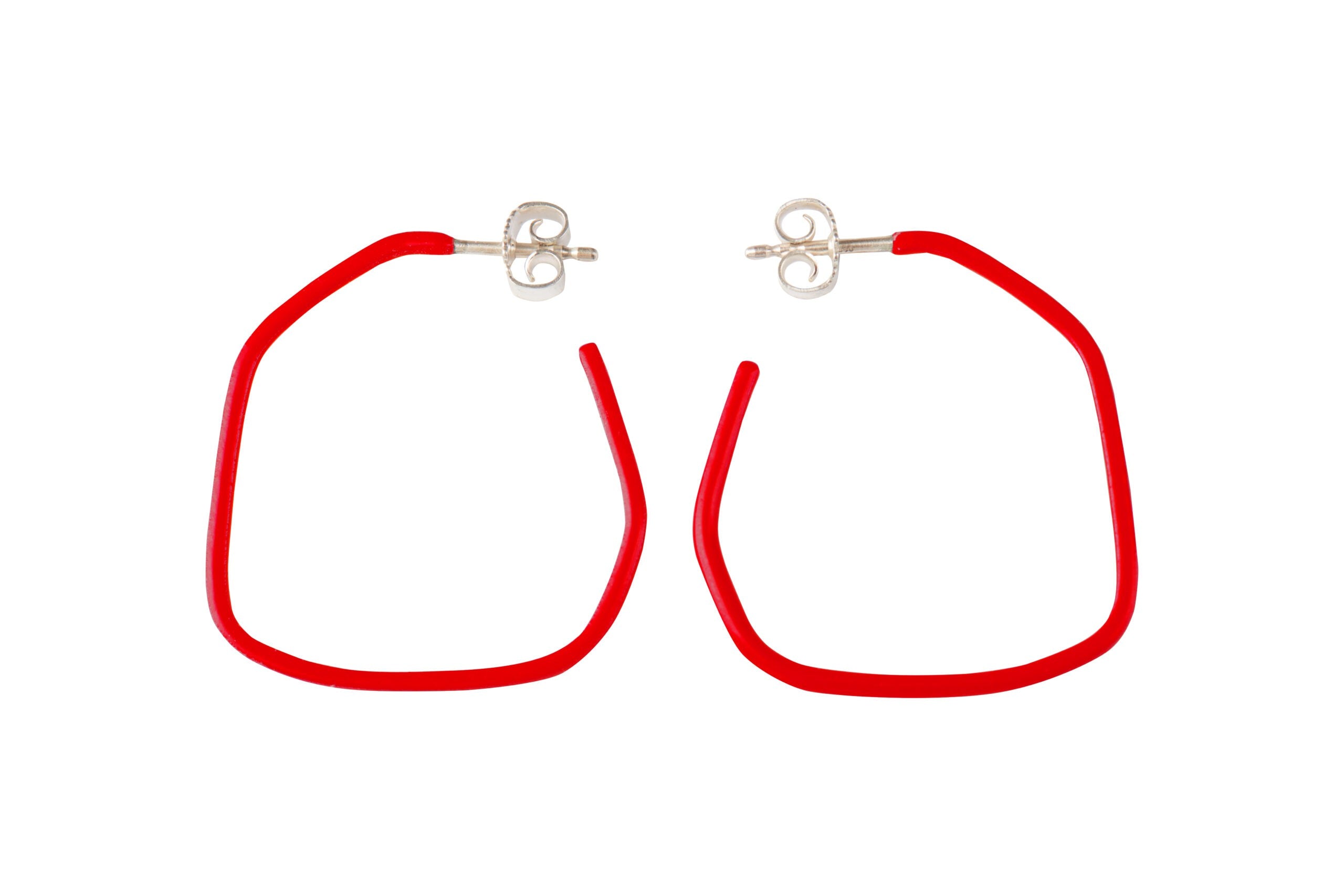 Boucles d'oreilles modèle Lines, vue verticale