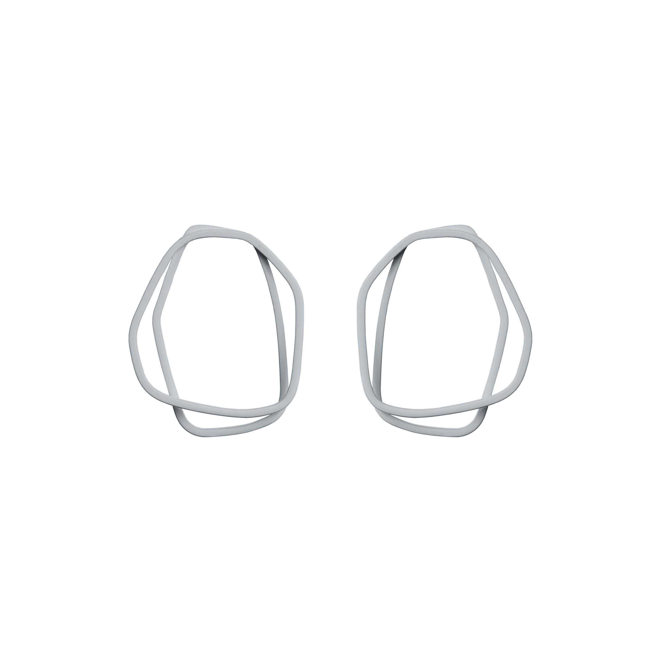 Boucles d'oreilles modèle Loops, vue détaillée finale