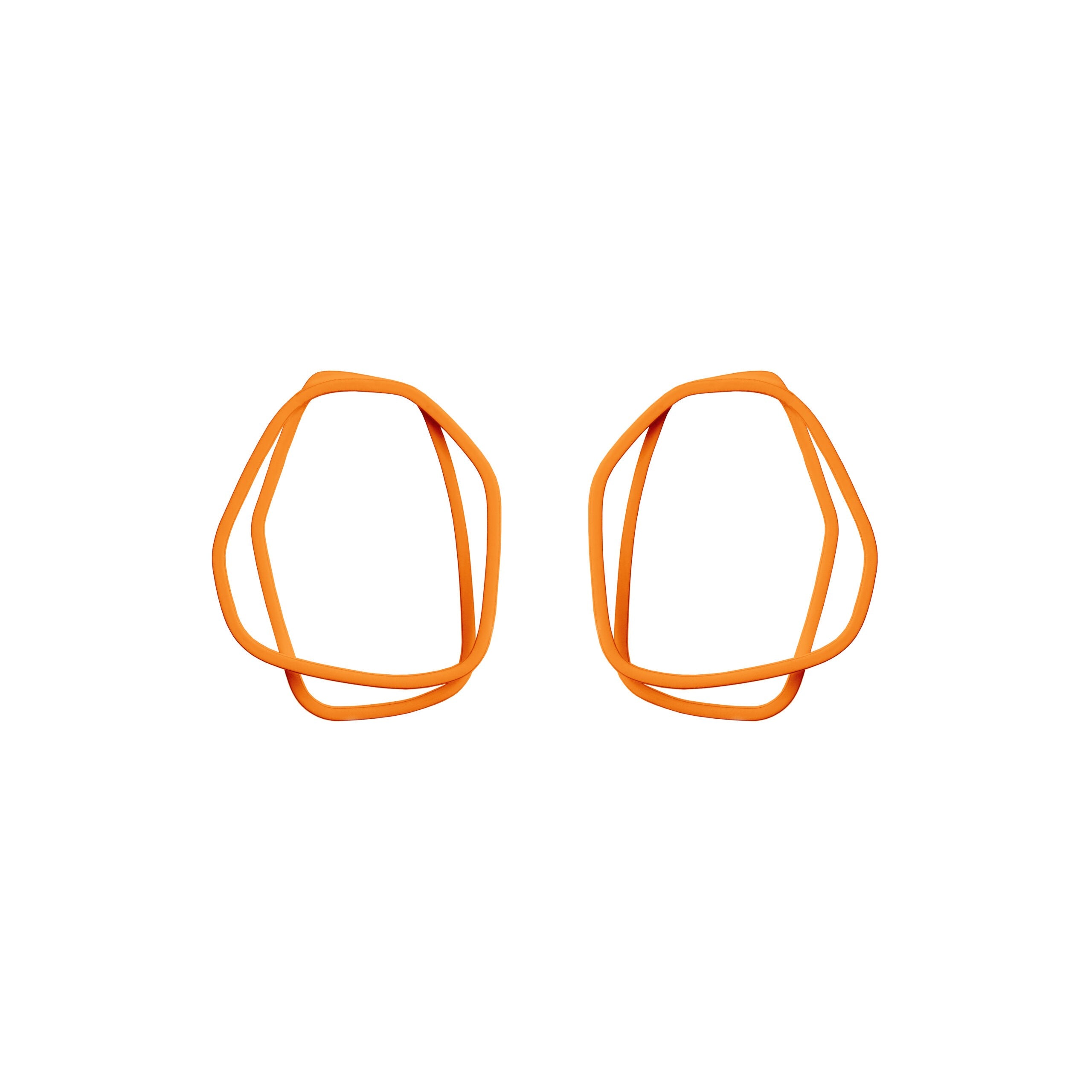 Boucles d'oreilles modèle Loops, vue horizontale