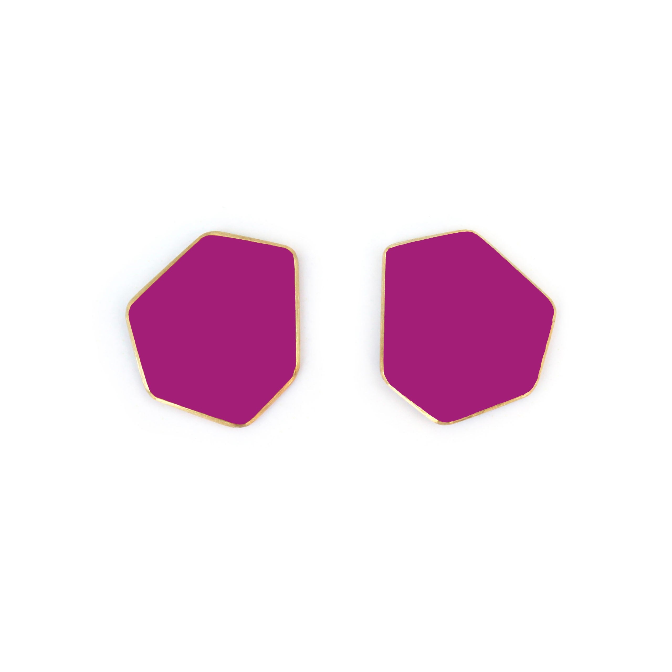 Mini boucles d'oreilles, vue verticale