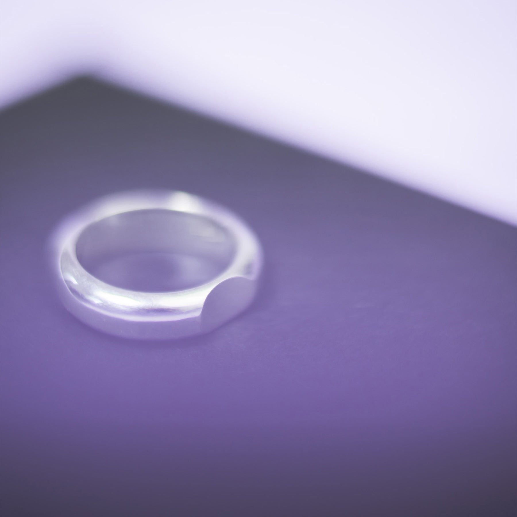Bague modèle HOLLOW en métal, vue produit