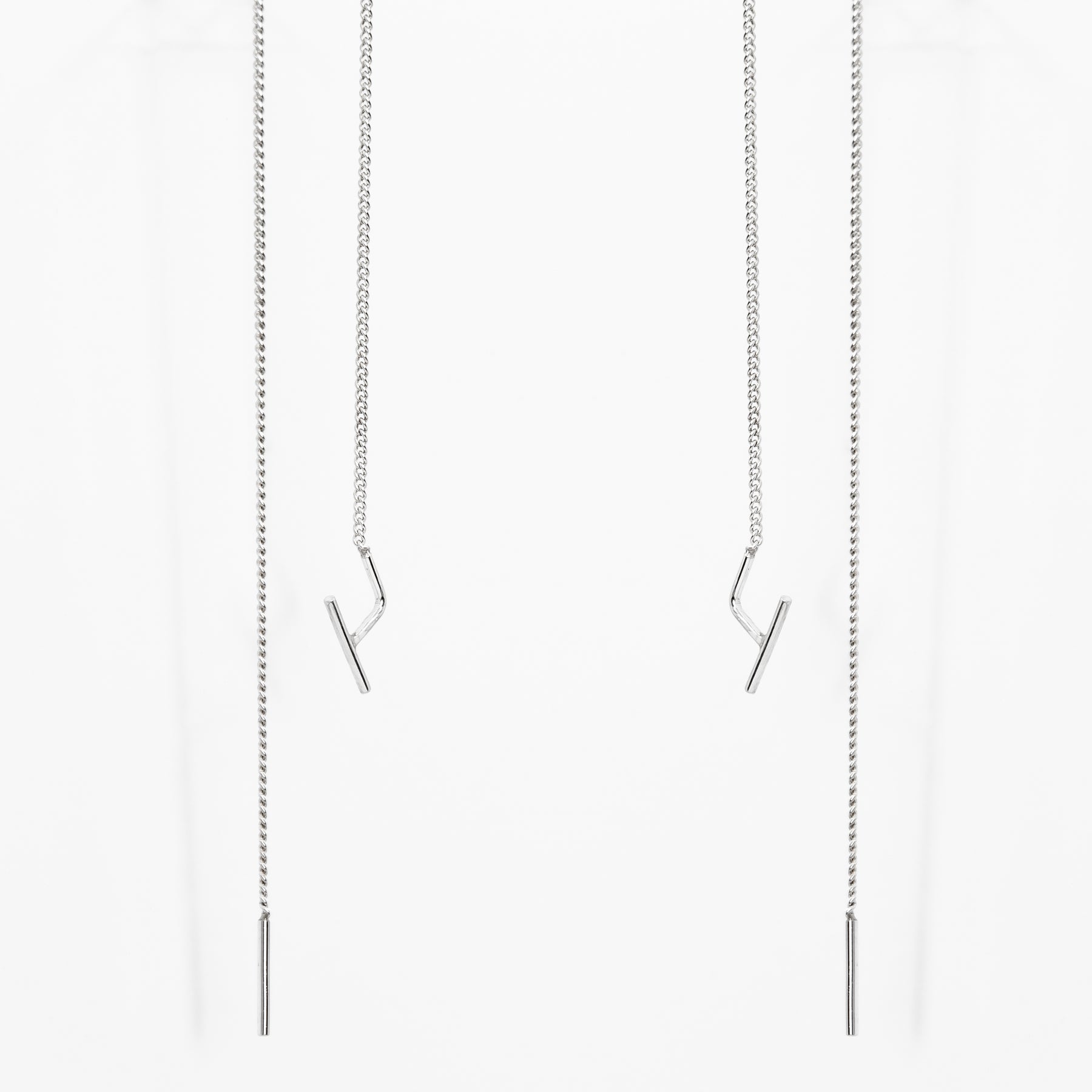 Boucles d'oreilles modèle SWING en métal, vue alternative