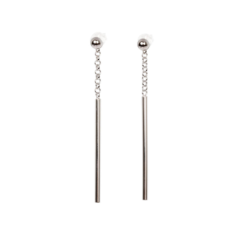 Boucles d'oreilles myamoon modèle Dots Falling argent, vue produit