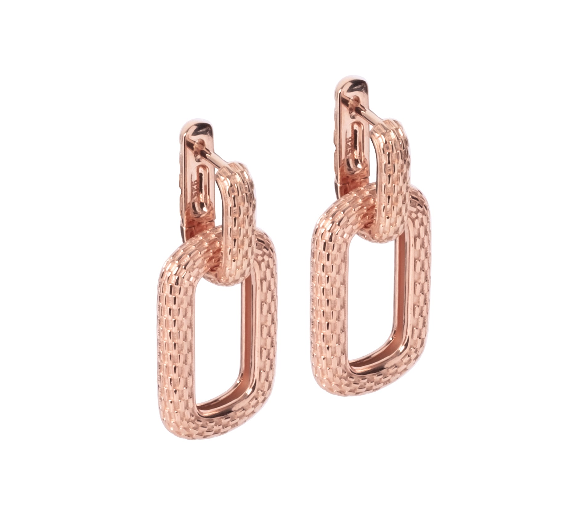 Boucles d'oreilles myamoon créoles abeille à breloque or, vue produit