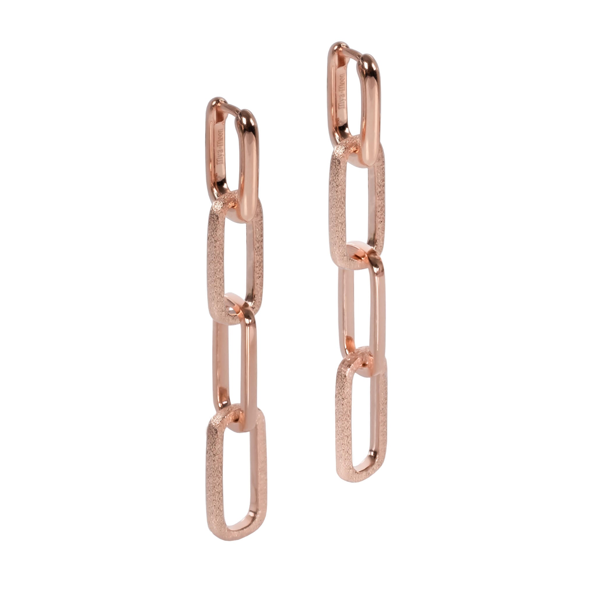 Boucles d'oreilles myamoon modèle Metropolitan Longing or, vue alternative